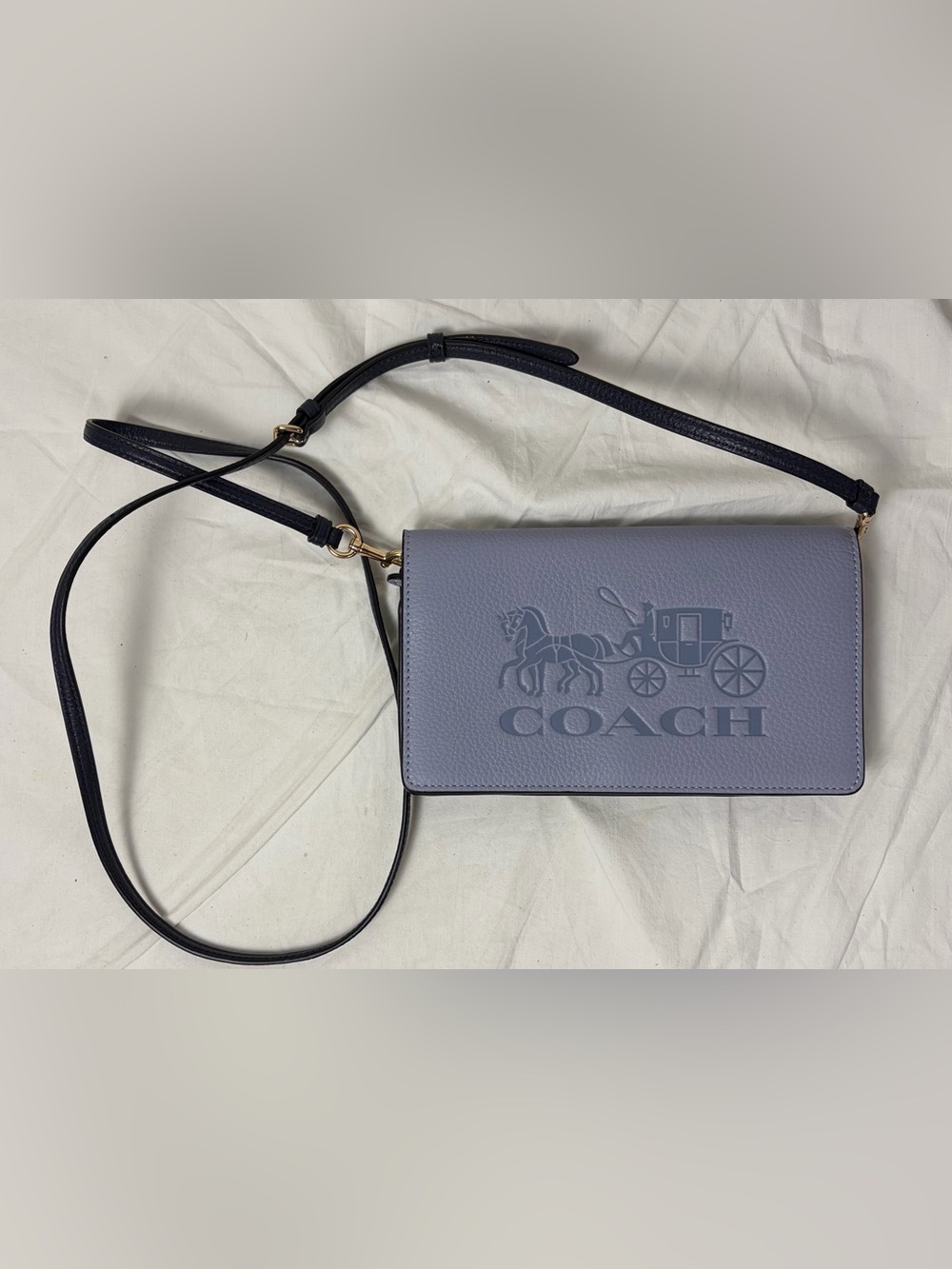 Coach Anna Foldover Crossbody Clutch C5887 Twilight Multi NWT